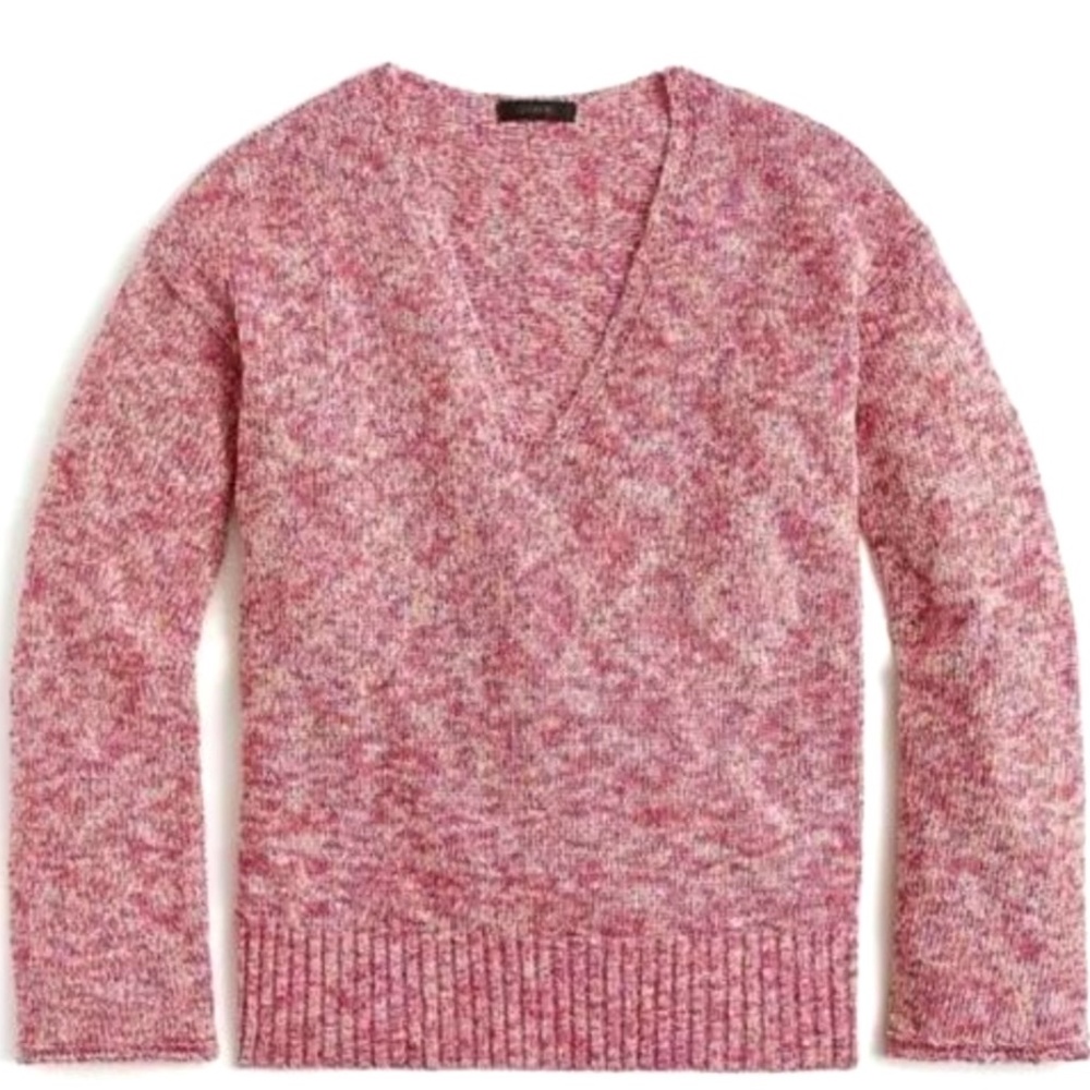 JCrew Marled Bell Sleeve Sweater NWT Sz XS